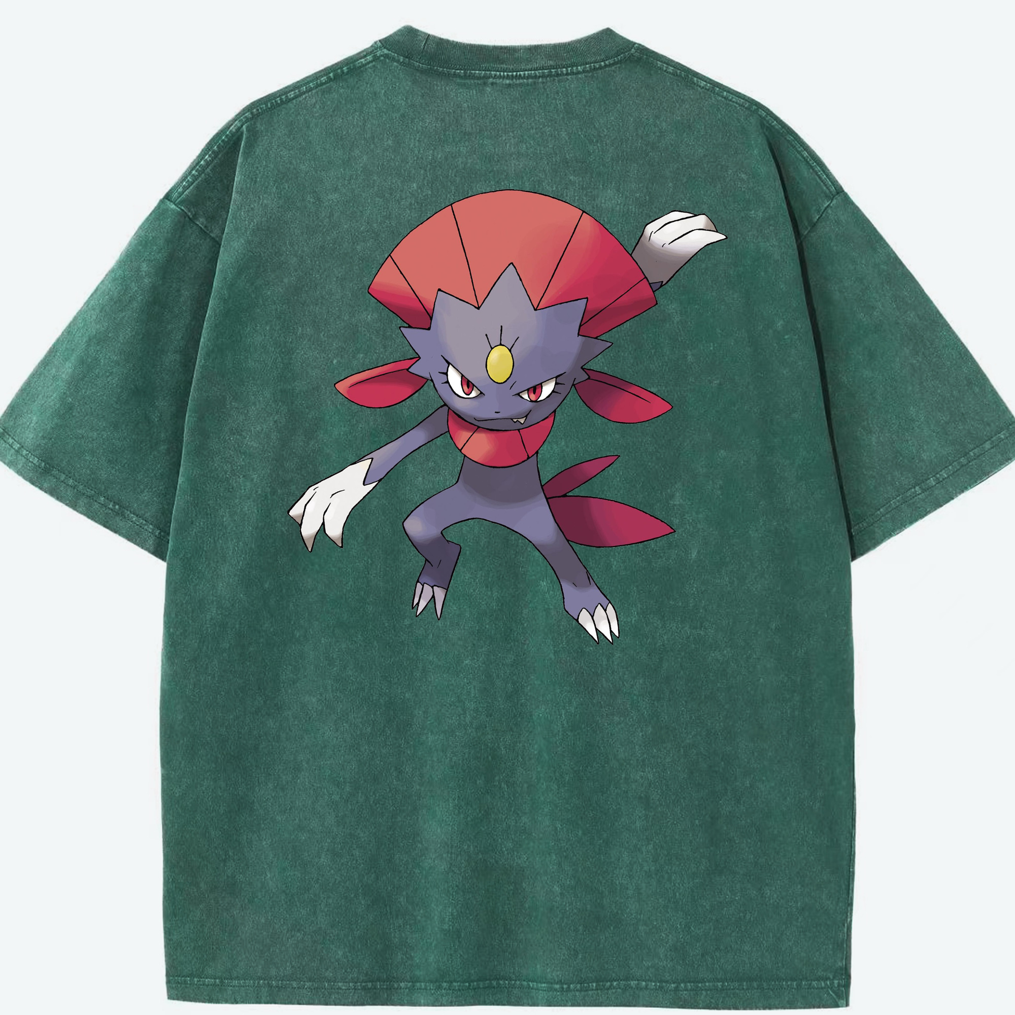 （画像用） ポケットモンスター Pokémon 綿100% ヴィンテージ風 半袖Tシャツ（背面プリント）